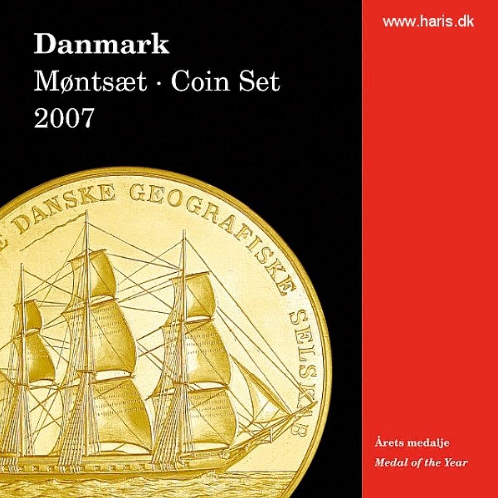 Picture of DENMARK Official Mint-Coin set 2007 BU