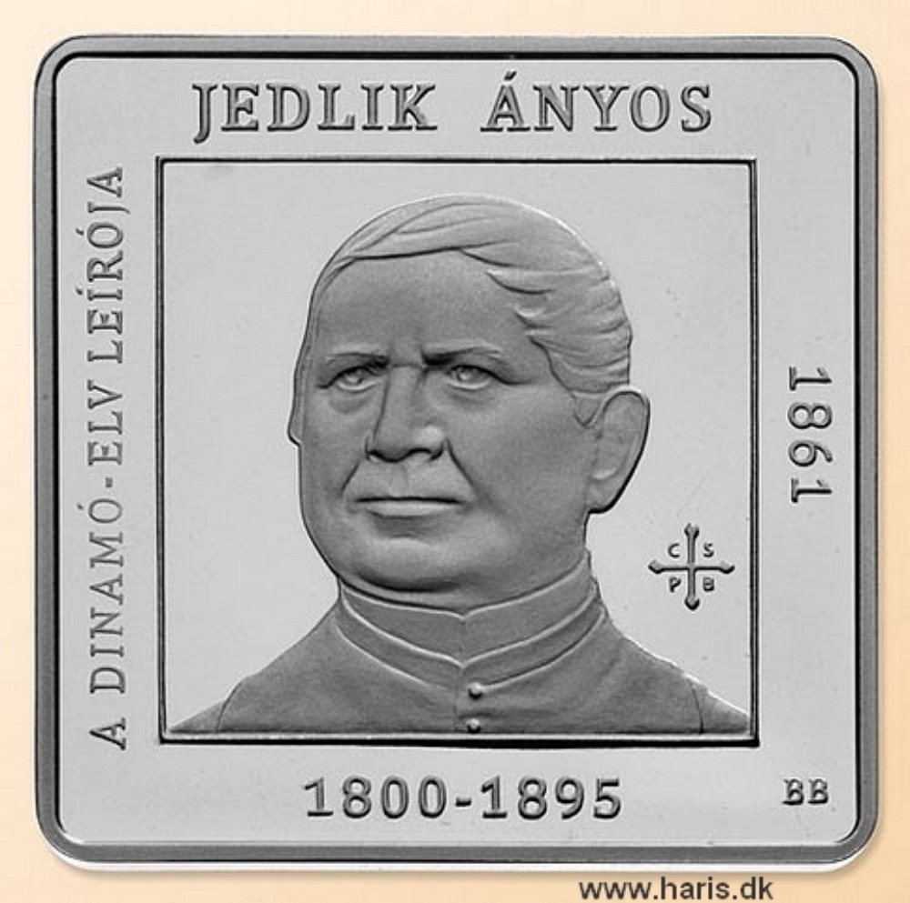 Picture of HUNGARY 1000 Forint 2011 Ányos Jedlik KM829 BU