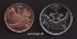 Picture of KIRIBATI 1 & 5 Cents 1992-79 KM1, 3 UNC