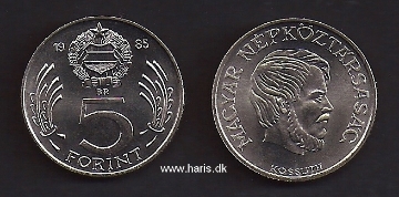 Picture of HUNGARY 5 Forint 1985 KM635 UNC