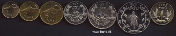 Picture of VANUATU 1-100 Vatu 1999-09 KM3-9 UNC