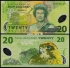 Picture of NEW ZEALAND 20 Dollars (20)05 P 187b UNC