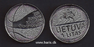 Picture of LITHUANIA 1 Litas 2011 Comm. KM new UNC