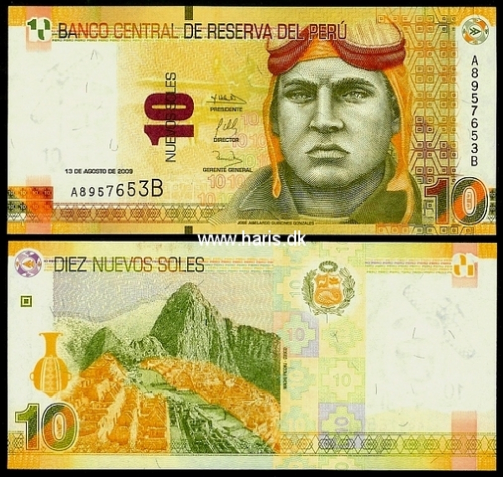 Picture of PERU 10 Nuevos Soles 2009 P new UNC