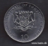 Picture of SOMALIA 10 Shillings 2000 Snake KM 95 UNC