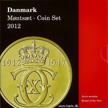 Picture of DENMARK Official Mint-Coin set 2012 BU