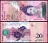 Picture of VENEZUELA 20 Bolivares 2011 03.02. P new UNC