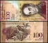 Picture of VENEZUELA 100 Bolivares 2008 19.12. P new UNC