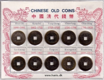 Picture of CHINA 10 pc. "Ancient Cash" Coin set - Educational Material