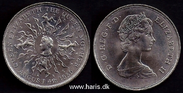 Picture of GREAT BRITAIN 25 New Pence 1980 Comm. KM921 UNC