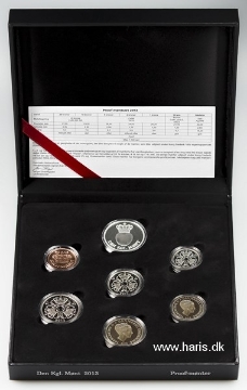 Picture of DENMARK Official Mint-Coin set 2013 PROOF