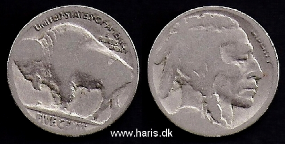 Picture of U.S.A. 5 Cents "Buffalo Nickel" KM134 F