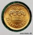 Picture of DENMARK 25 Ore 2007 KM868.2 Gold plated UNC