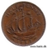 Picture of GREAT BRITAIN 1/2 Penny 1955 KM896 VF+