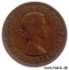 Picture of GREAT BRITAIN 1/2 Penny 1955 KM896 VF+