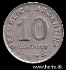 Picture of ARGENTINA 10 Centavos 1954 KM51 VF