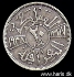 Picture of IRAQ 20 Fils AH1357 (1938) Silver KM106 VF+