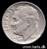 Picture of U.S.A. 1 Dime 1948 Silver KM195 XF