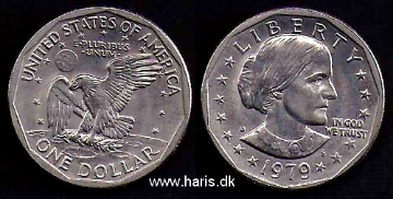 Picture of U.S.A. 1 Dollar 1979 D KM207 UNC