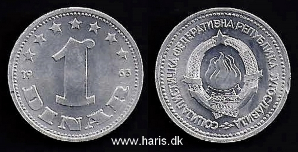 Picture of YUGOSLAVIA 1 Dinar 1963 KM36 UNC