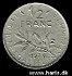 Picture of FRANCE 1/2 Franc 1976 KM931.1 VF