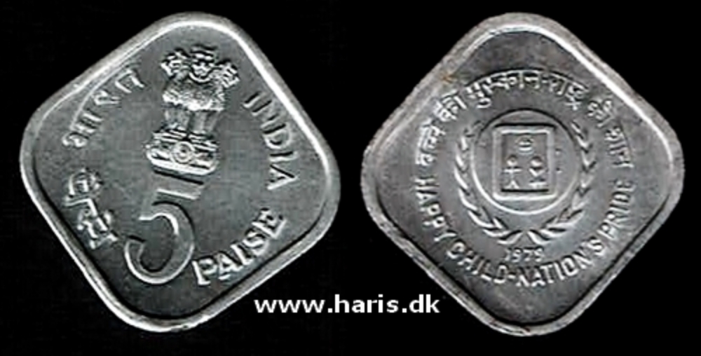 Picture of INDIA 5 Paise 1979 Comm. KM22 UNC