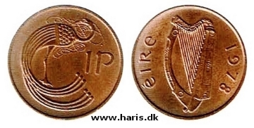 Picture of IRELAND 1 Penny 1978 KM20 UNC