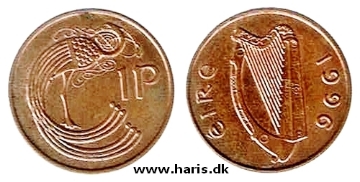 Picture of IRELAND 1 Penny 1996 KM20a aUNC