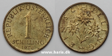 Picture of AUSTRIA 1 Schilling 1988 KM2886 XF