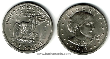 Picture of U.S.A. 1 Dollar 1979 S KM207 UNC