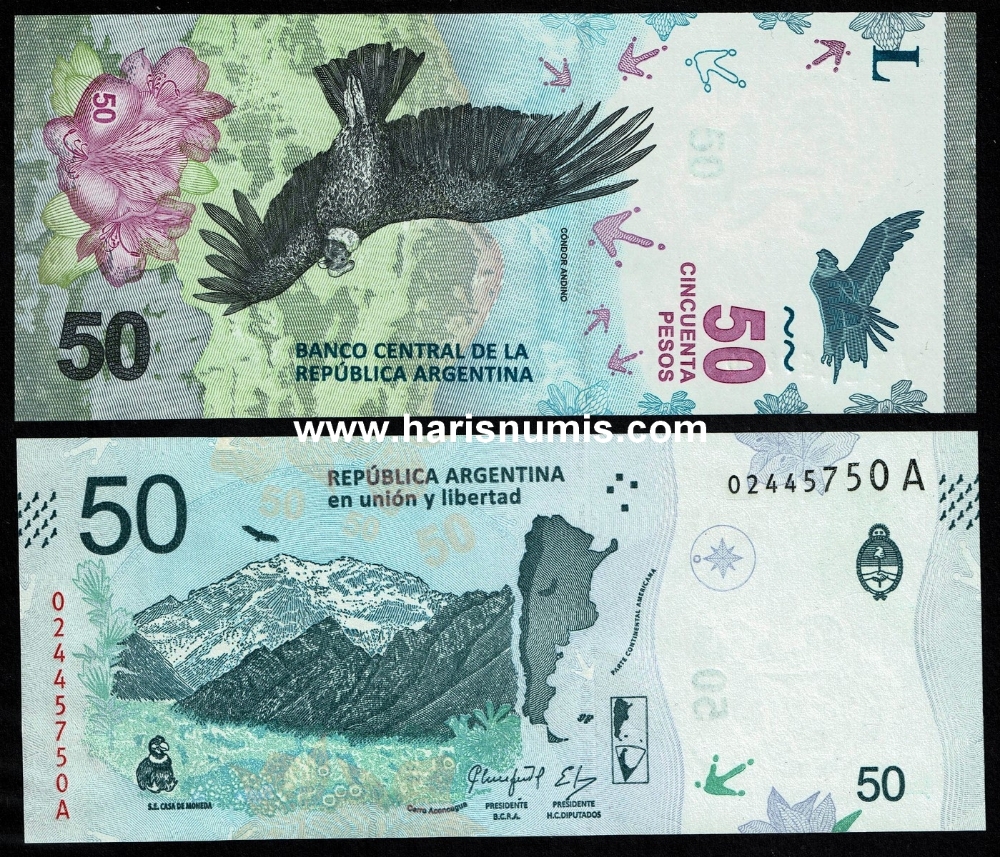 Picture of ARGENTINA 50 Pesos ND(2018) P363a