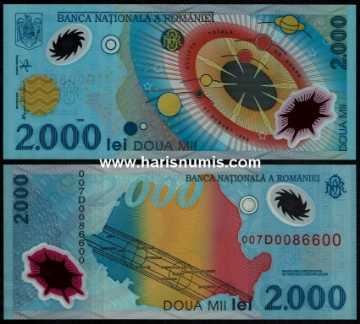 Picture of ROMANIA 2000 Lei 1999 Comm. P 111a UNC