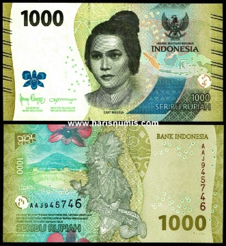 Picture of INDONESIA 1000 Rupiah 2022 P 162 UNC