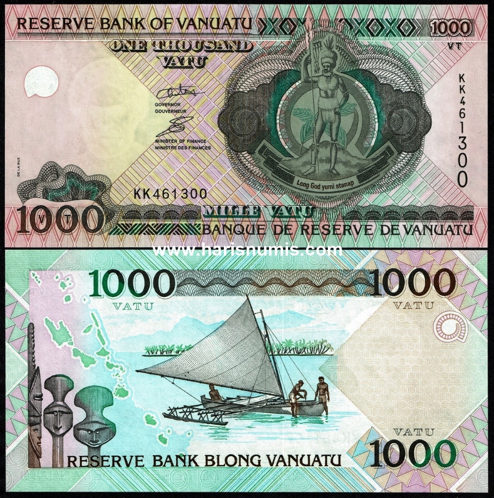 Picture of VANUATU 1000 Vatu ND(2006) P 10c UNC