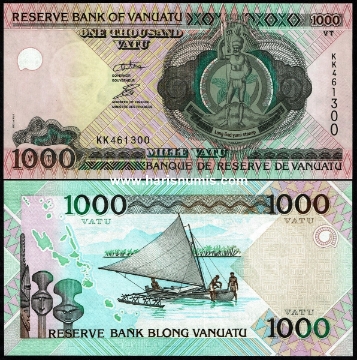 Picture of VANUATU 1000 Vatu ND(2006) P 10c UNC