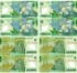 Picture of ROMANIA 10.000 Lei 2000 Uncut Sheet of 4 P112b UNC