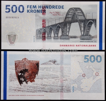 Picture of DENMARK 500 Kroner 2009A (2020) P73a.3 UNC