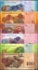 Picture of VENEZUELA 2-100 Bolivares 2007-08, 6 pc. set P 88b-93b UNC