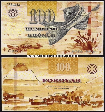Picture of FAEROE ISLANDS 100 Kronur (2011) 2012 P30 UNC
