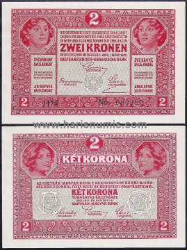 Picture of AUSTRIA 2 Kronen 1917 P21 UNC