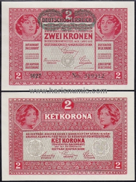 Picture of AUSTRIA 2 Kronen ND (1919) P50 UNC