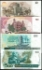 Picture of BRAZIL 10-500 Cruzados ND(1986-87) 4 pc set P209a-212c UNC