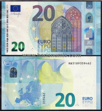 Picture of EUROPEAN UNION 20 Euro 2015 RB UNC