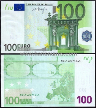 Picture of EUROPEAN UNION 100 Euro 2002 (2011) Austria P18n UNC