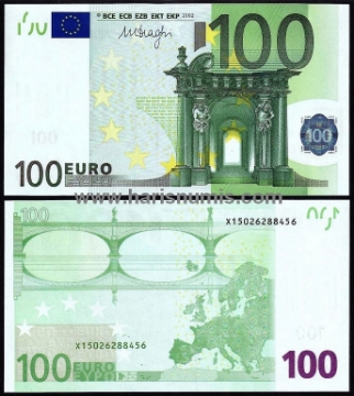 Picture of EUROPEAN UNION 100 Euro 2002 Germany P18x UNC