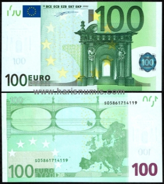 Picture of EUROPEAN UNION 100 Euro 2002 P5s Italy UNC