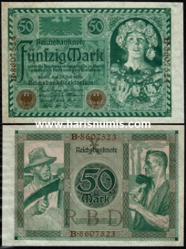 Picture of GERMANY 50 Mark 1920 P 68 UNC