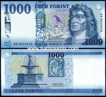 Picture of HUNGARY 1000 Forint 2018 P203b UNC