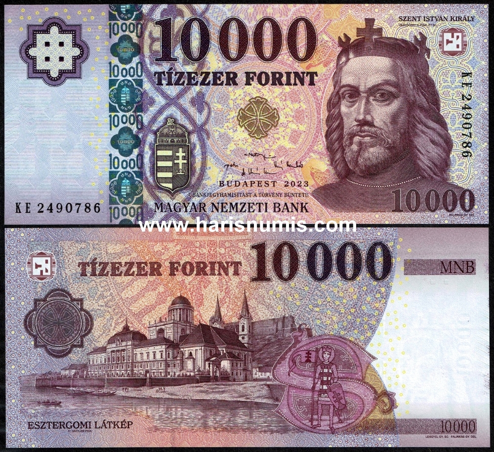 Picture of HUNGARY 10000 Forint 2023 P 206f UNC