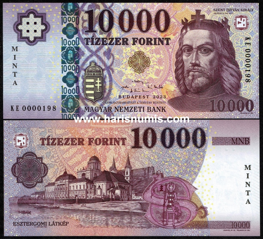 Picture of HUNGARY 10000 Forint 2023 Specimen P 206fs UNC